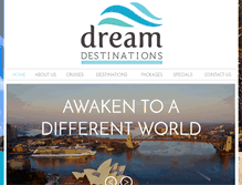 Tablet Screenshot of dreamdestination.co.za