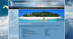 Desktop Screenshot of dreamdestination.co.in